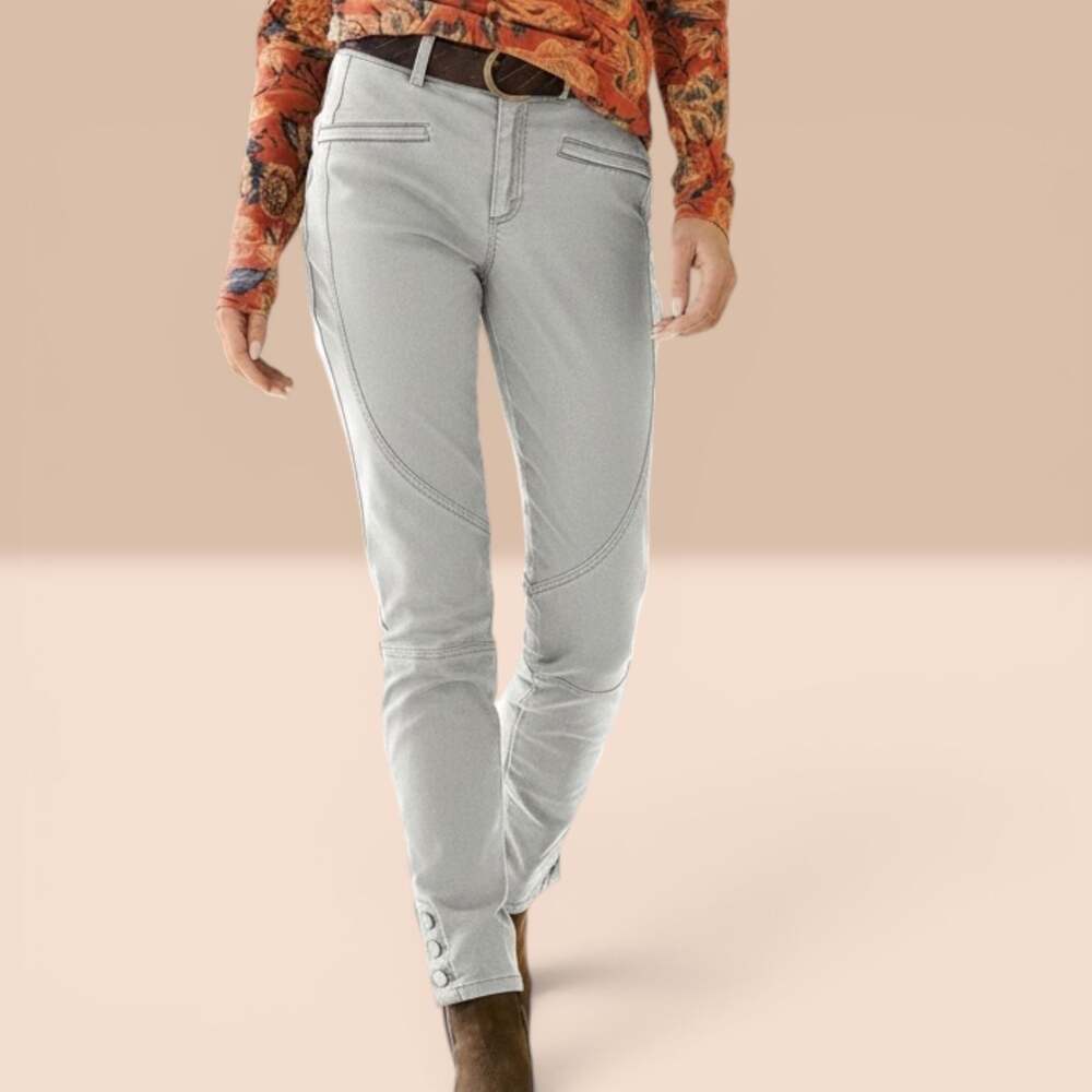 Peruvian Connection Women's Ryder Pants with Ankle Buttons